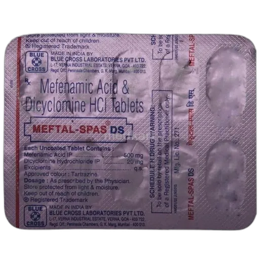 meftal spas ds tablet 10's